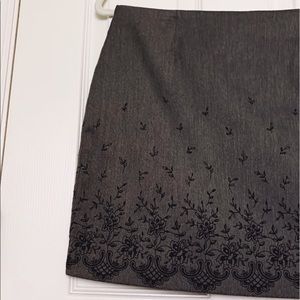 Express Embroidered Skirt